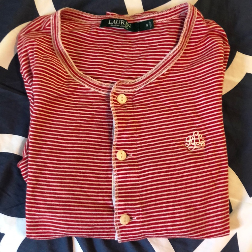 Lauren by Ralph Lauren Long Sleeve Pajama Set